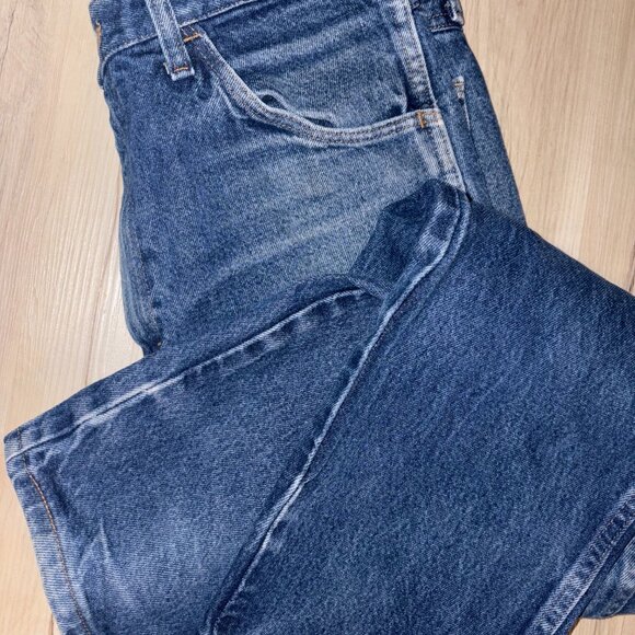 Vintage Rustler Distressed Medium Wash Denim Jeans 34 x 32 - Picture 2 of 8